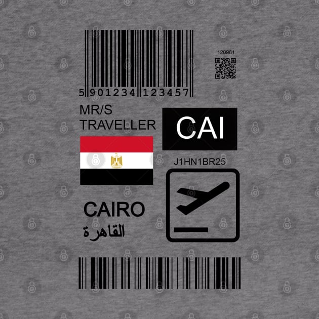 Cairo Egypt travel ticket by Travellers